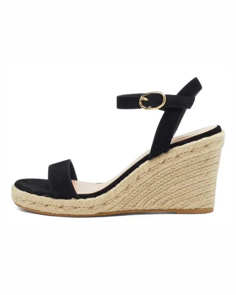 Stuart Weitzman wedge sandals - Schwarz Schwarz