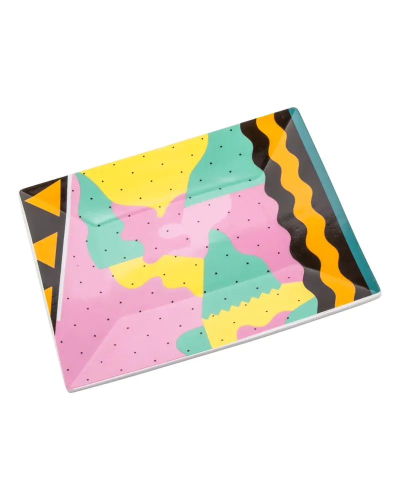 Supreme Being Krawatte mit abstraktem Print - Rosa Rosa