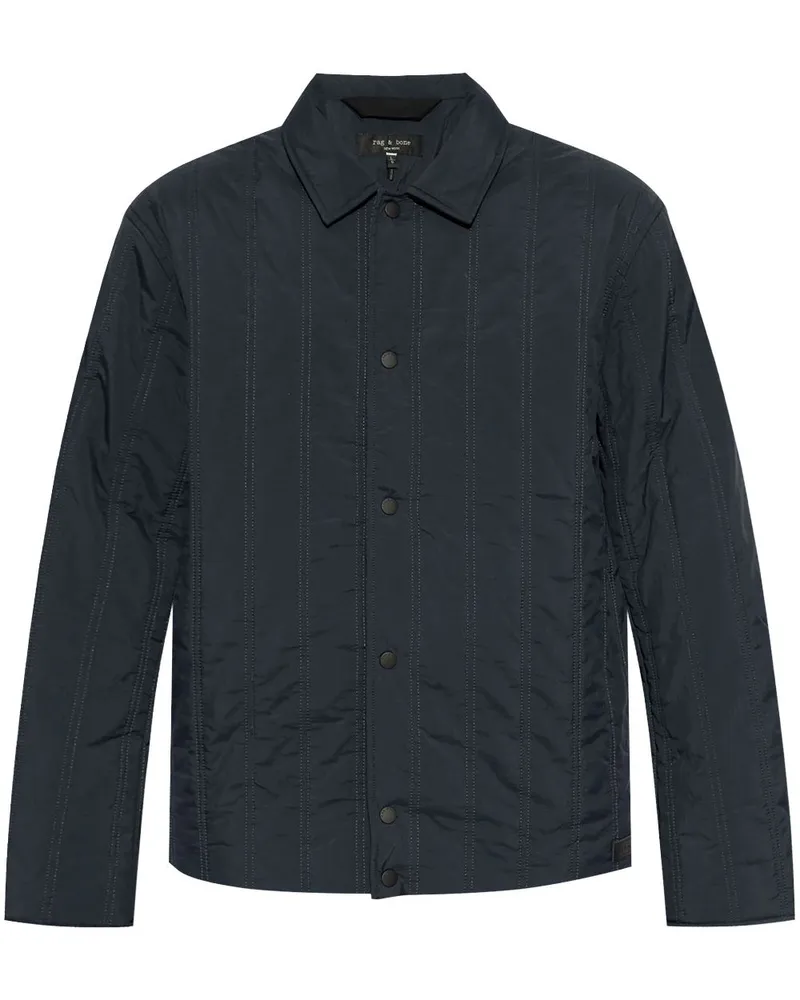 Rag & Bone Jacke mit Längsstreifen - Blau Blau