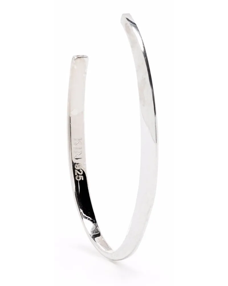 Kinraden Kleine Glow Creole Silber