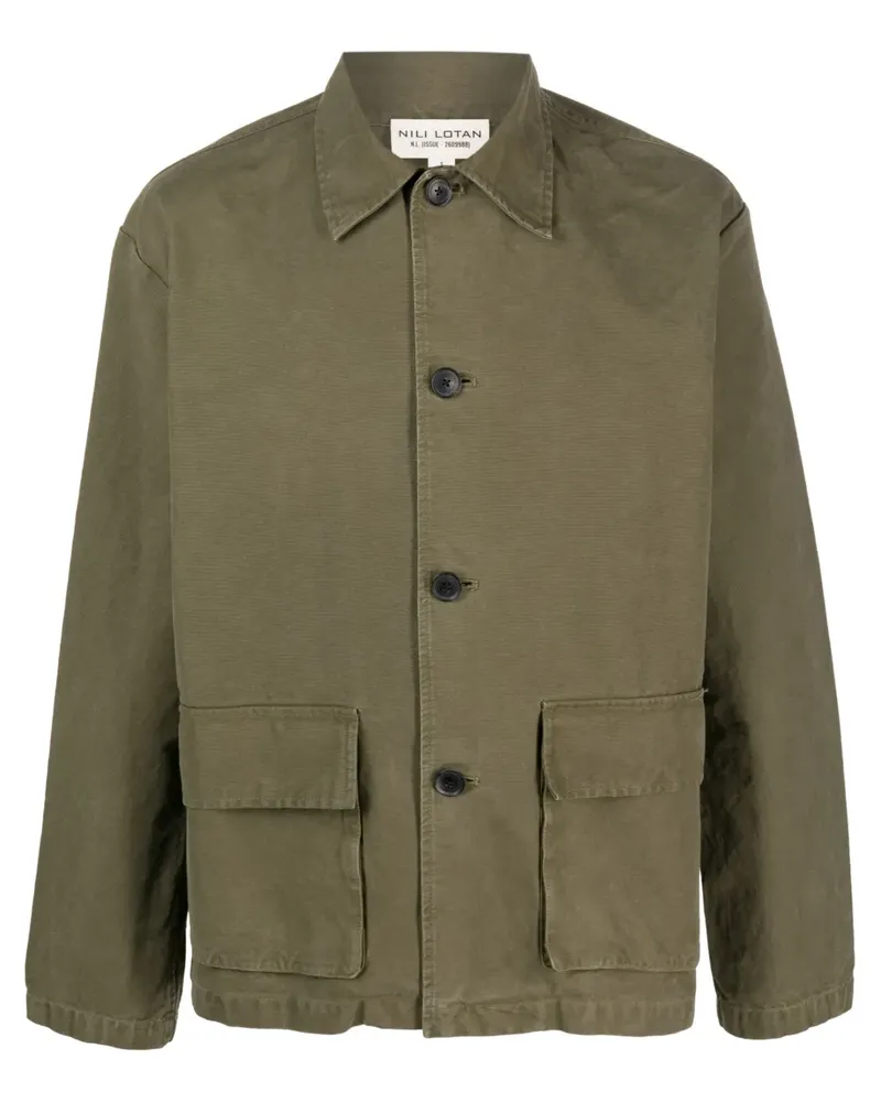 Nili Lotan Jacke mit Knopfleiste - Grün Grün