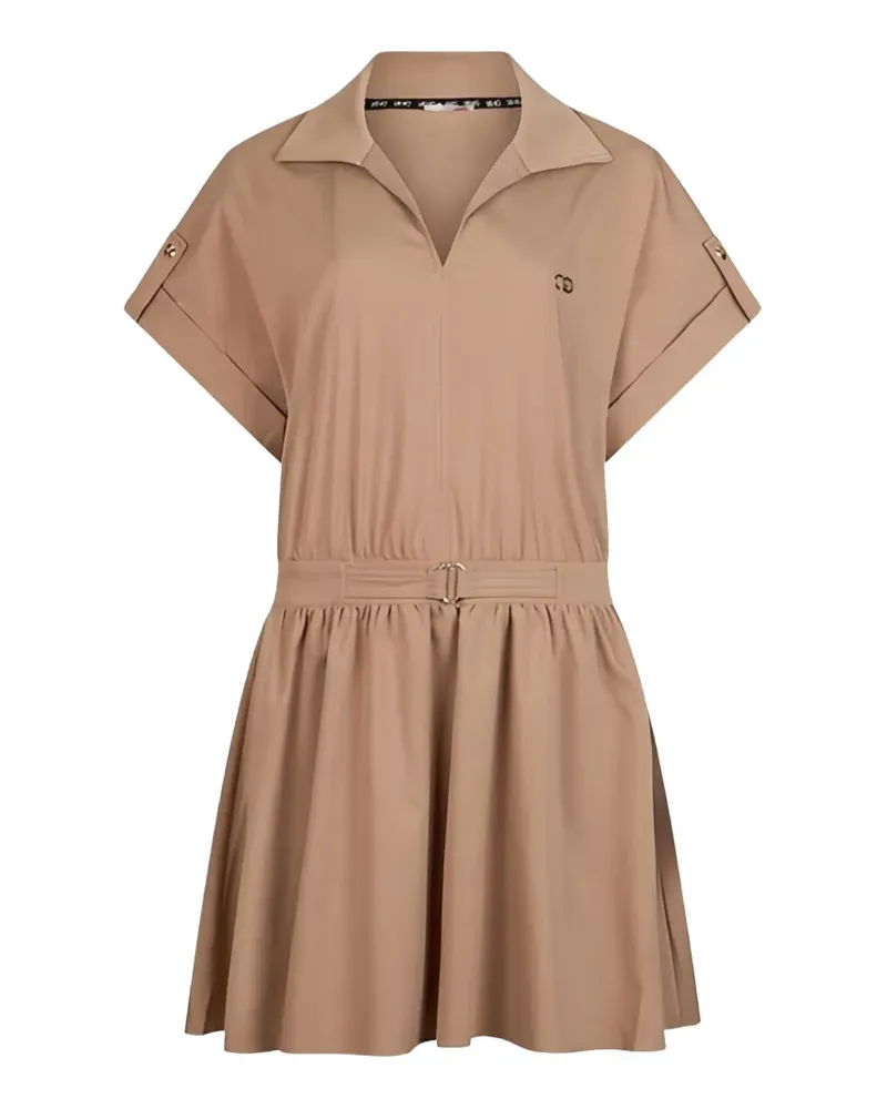 Liu Jo collared mini dress - Nude Nude
