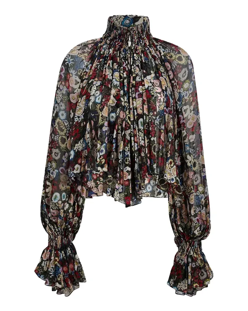 KHAITE Durer Top in Black Multi - Schwarz Schwarz