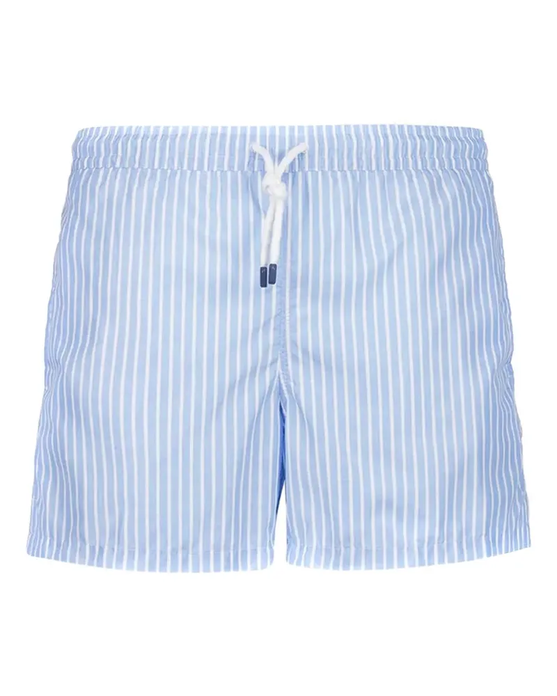 Fedeli Gestreifte Badeshorts - Blau Blau