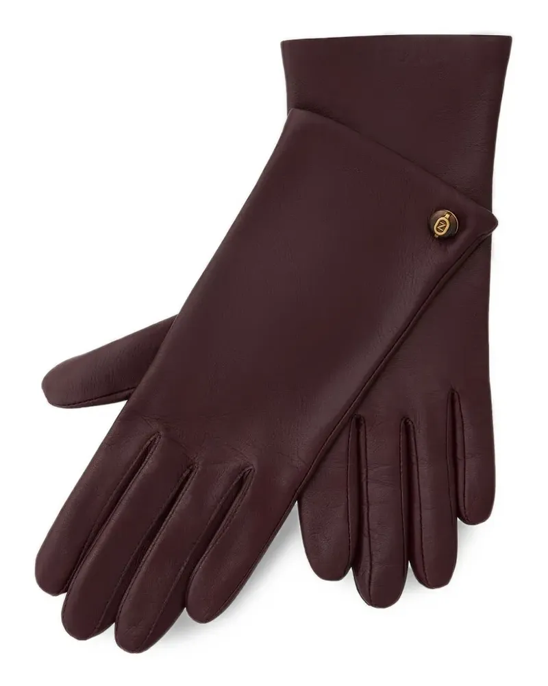 Zimmermann leather gloves - Violett Violett