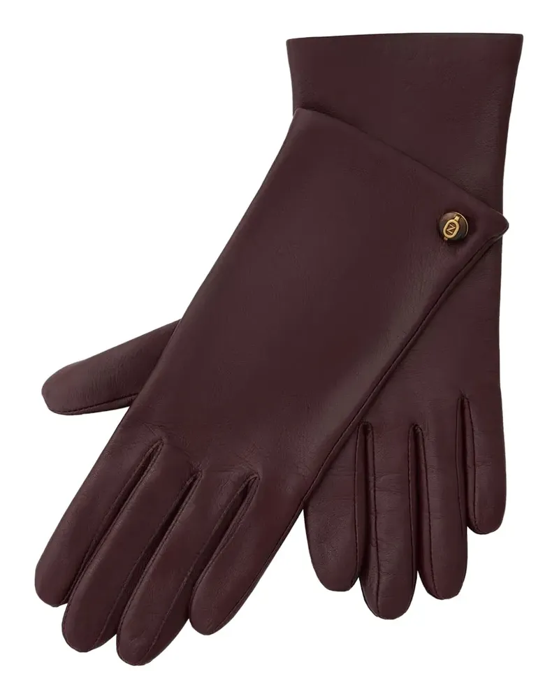 Zimmermann Handschuhe aus Leder - Violett Violett