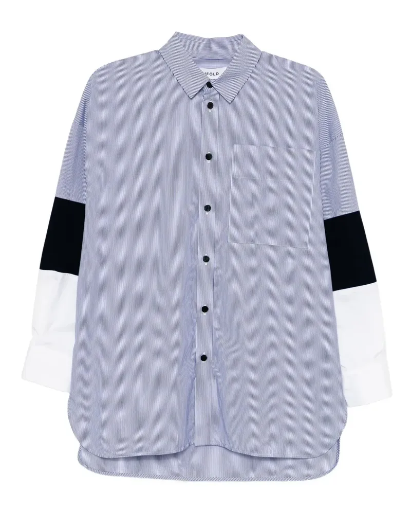 ENFÖLD Gestreiftes Hemd - Blau Blau
