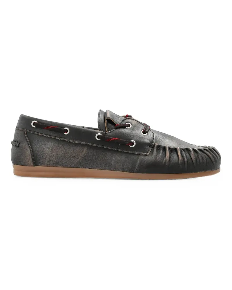 Alohas Rowan Sporty lace-up boat shoes - Braun Braun