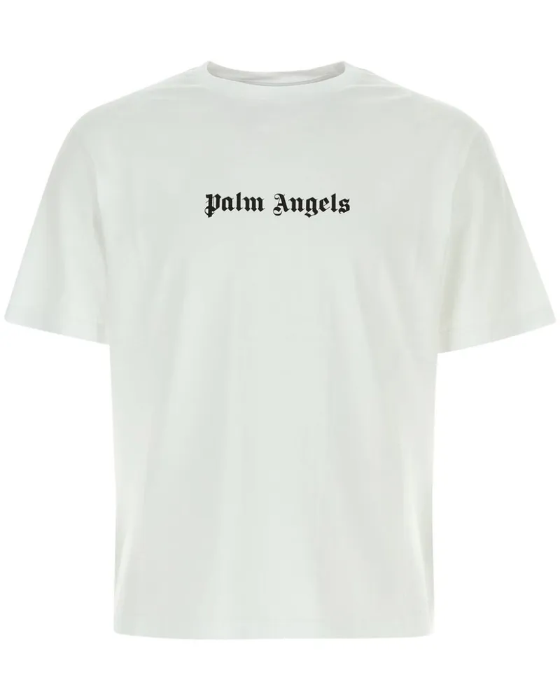 Palm Angels T-Shirt mit Logo-Print - Weiß Weiß