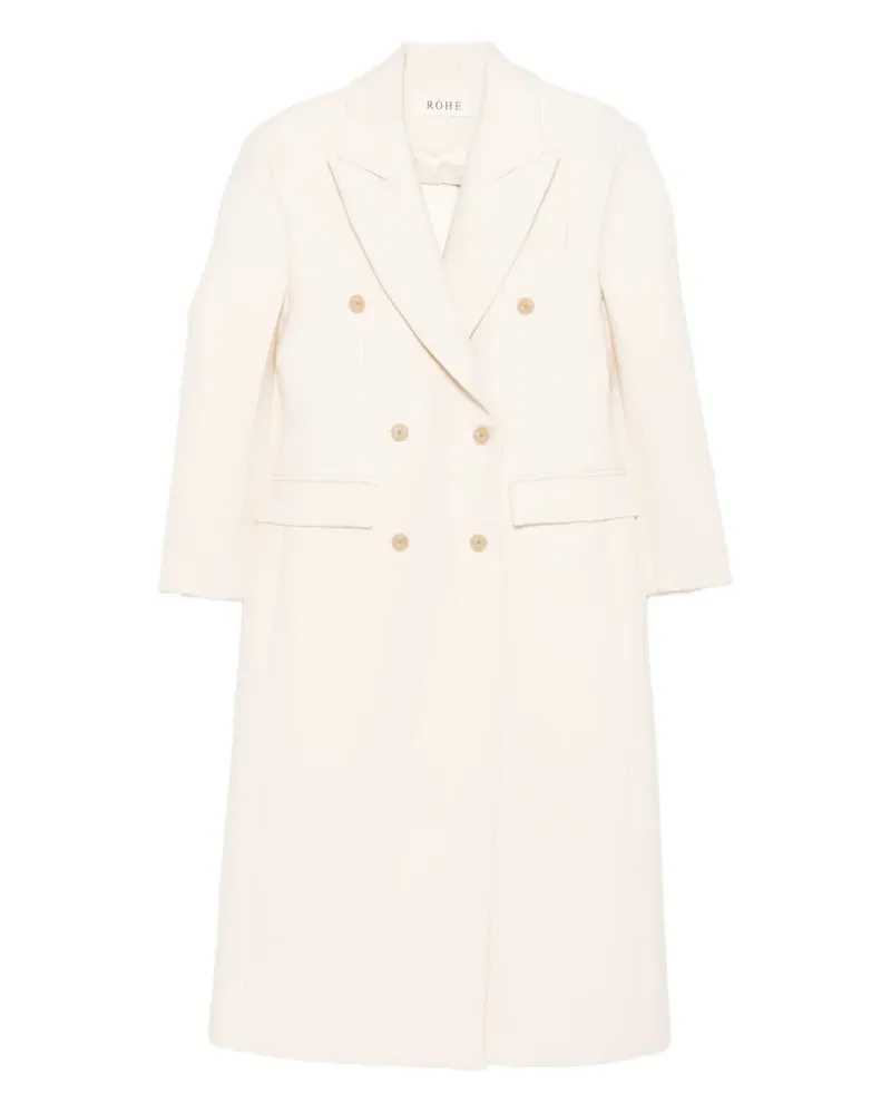 Róhe double-breasted coat - Weiß Weiß