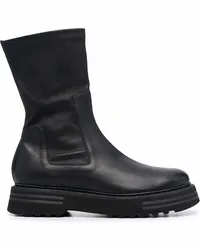 GUIDI Slip-On-Boots mit dicker Sohle Schwarz