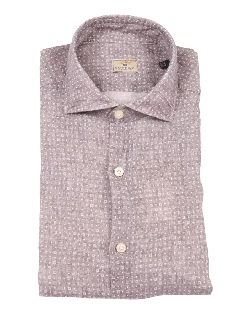 SONRISA Gemustertes Hemd - Violett Violett