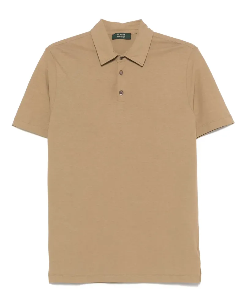 Zanone Klassisches Poloshirt - Nude Nude