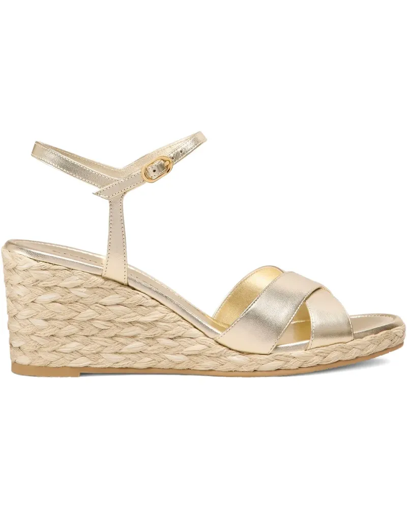 Stuart Weitzman Dayna Espadrilles 75mm - Gold Gold