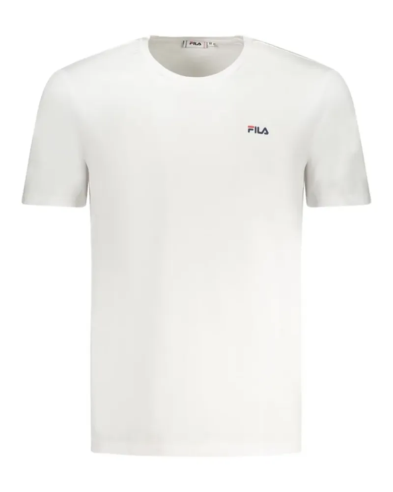 Fila T-Shirt mit Logo-Print - Weiß Weiß