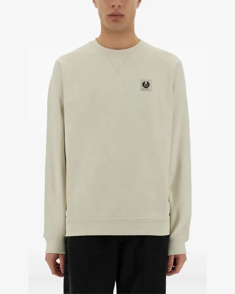 Belstaff Sweatshirt mit Logo-Patch - Nude Nude