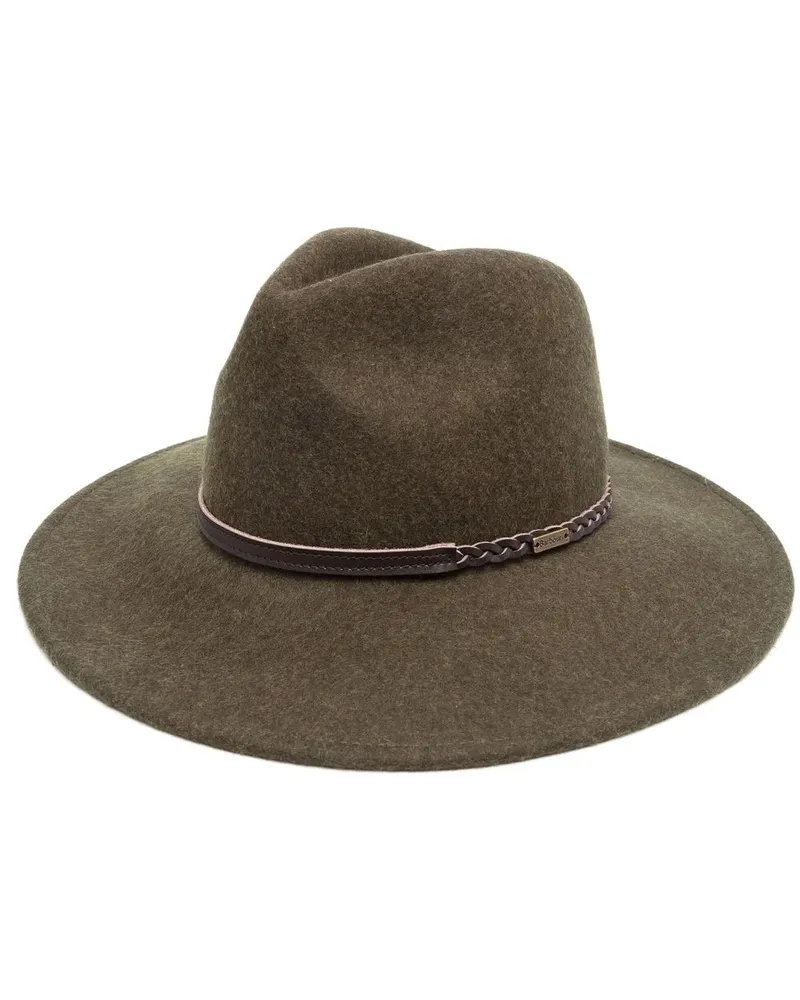 Barbour Fedora mit Logo - Grün Grün