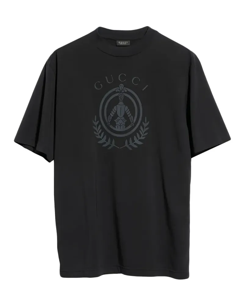 Gucci T-Shirt mit Logo-Print - Schwarz Schwarz