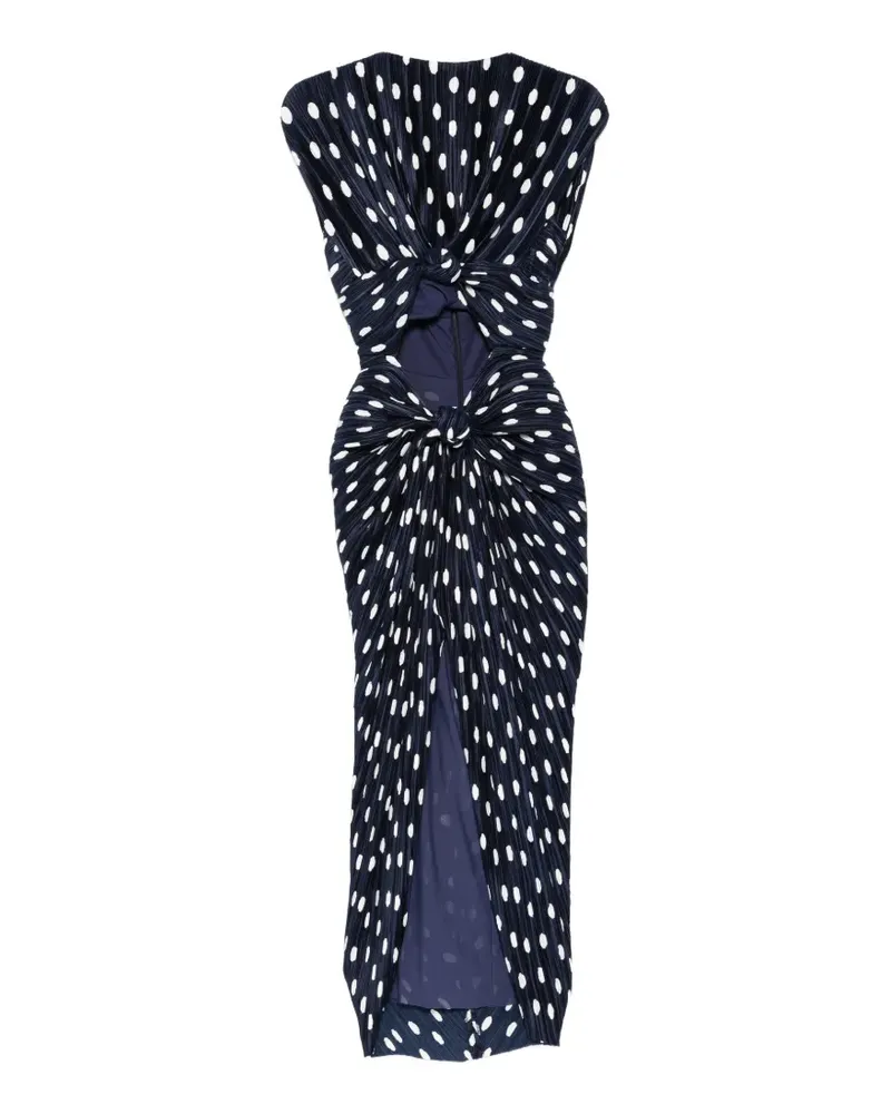 Cult Gaia Inaya polka dot-pattern midi dress - Blau Blau