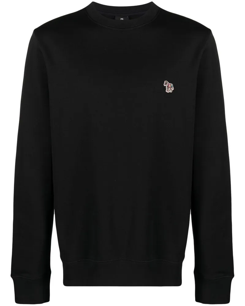 Paul Smith Sweatshirt aus Bio-Baumwolle Schwarz