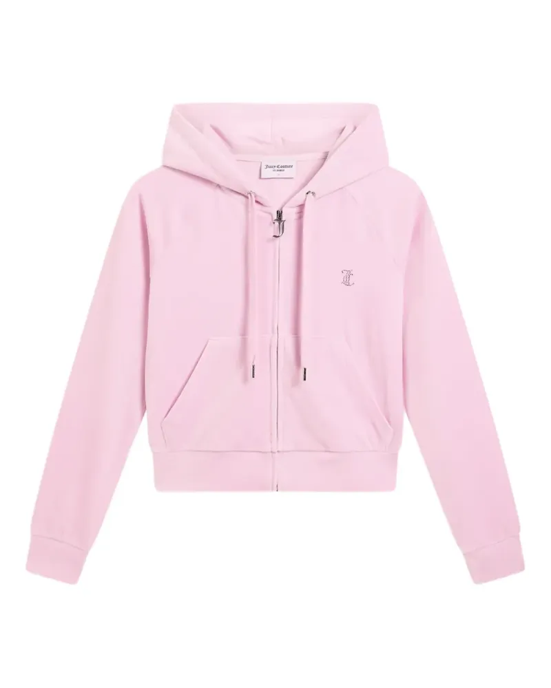 Juicy Couture Hoodie mit Diamanté-Logo - Rosa Rosa