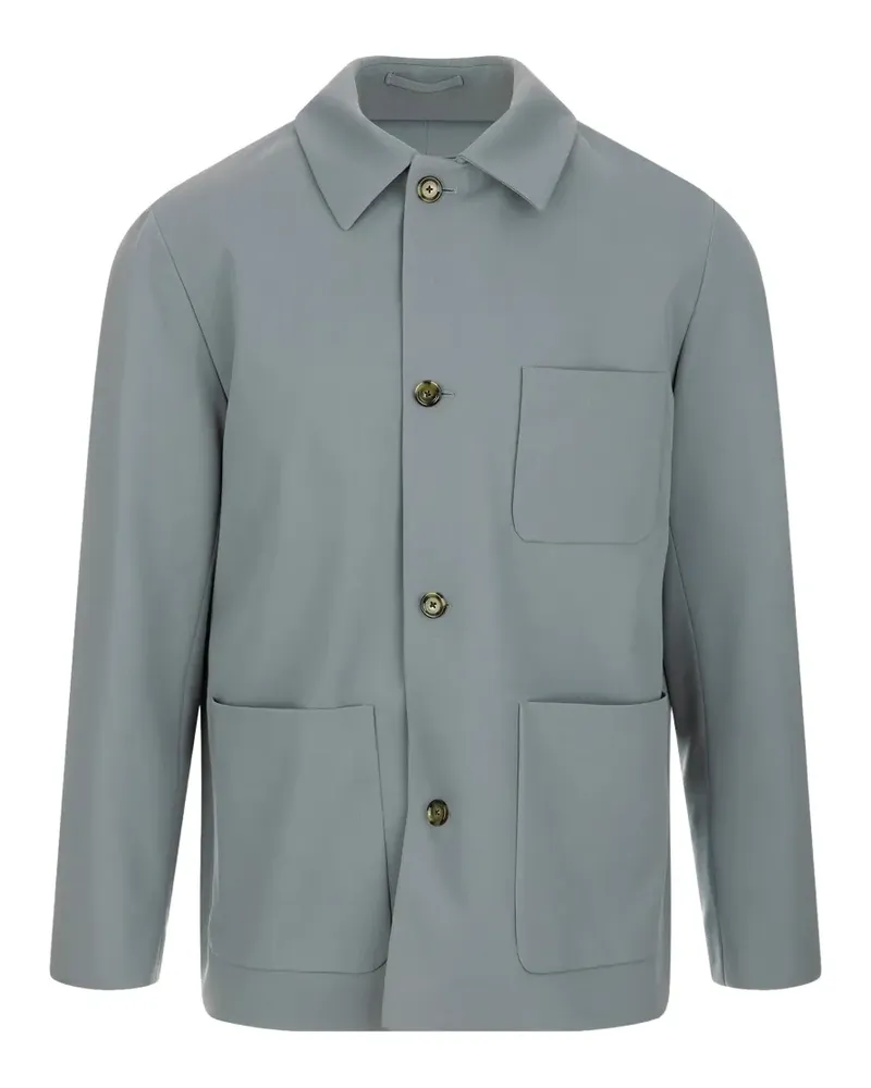 LARDINI patch-pocket jacket - Grau Grau