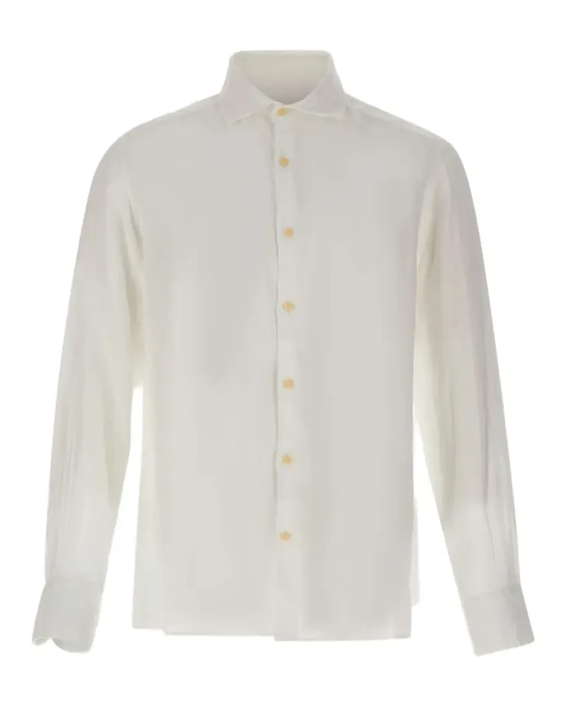 MC2 Saint Barth Pamplona button long-sleeve shirt - Weiß Weiß
