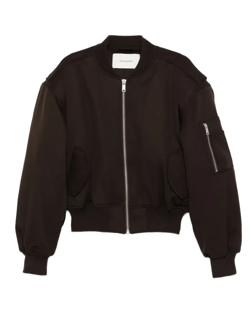 Entire Studios Bomberjacke mit Reißverschluss - Schwarz Schwarz