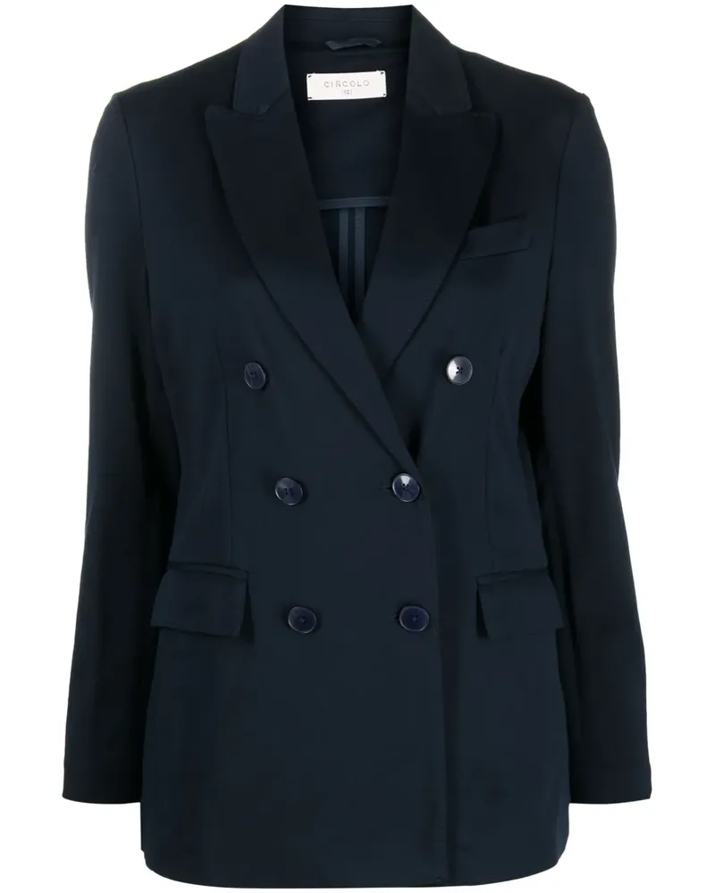 CIRCOLO 1901 Doppelreihiger Blazer - Blau Blau