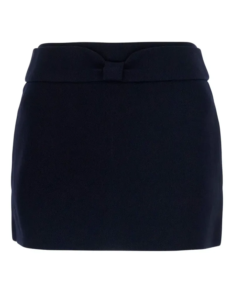 SHUSHU/TONG Minirock mit Schleife - Blau Blau
