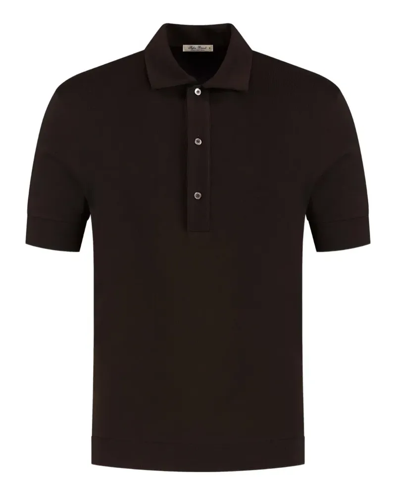 Stefan Brandt short-sleeve polo shirt - Braun Braun