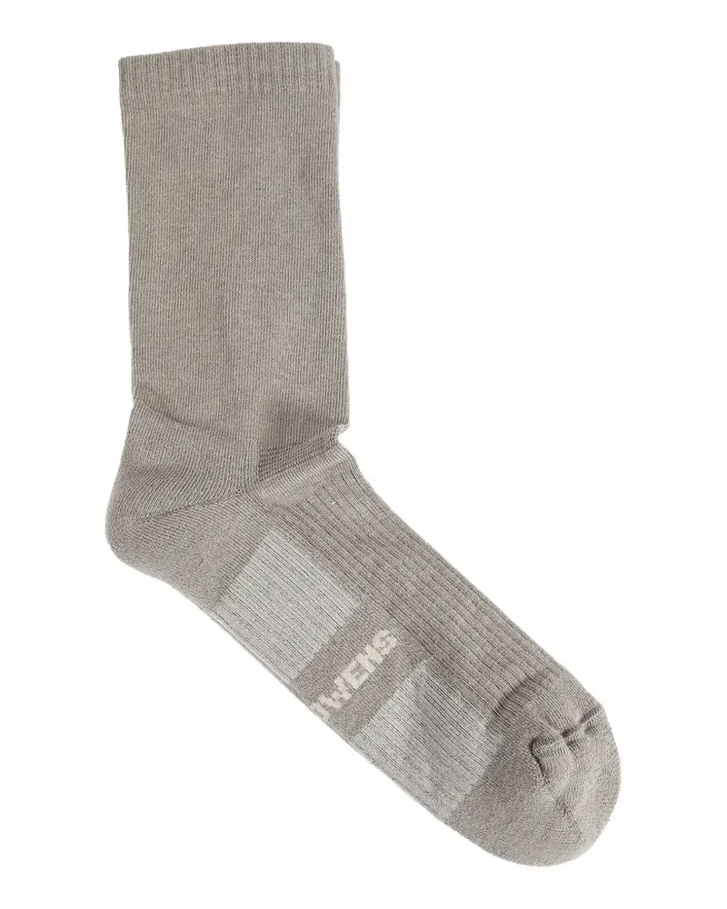Rick Owens mid calf socks - Grau Grau