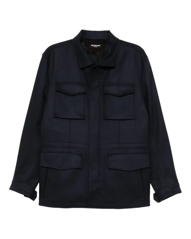 Kiton Jacke aus Kaschmir - Blau Blau