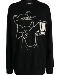 Undercover Sweatshirt mit grafischem Print Schwarz