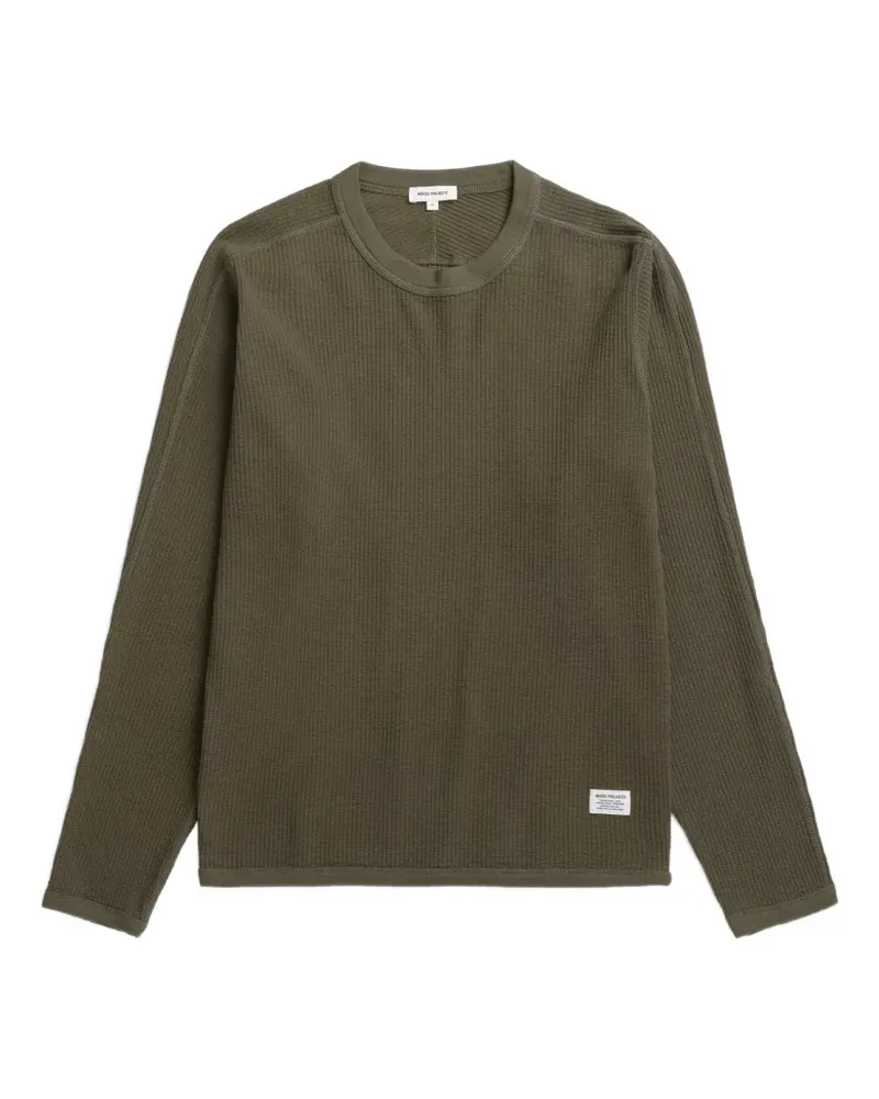 Norse Projects Stevns long-sleeved cotton T-shirt - Grün Grün