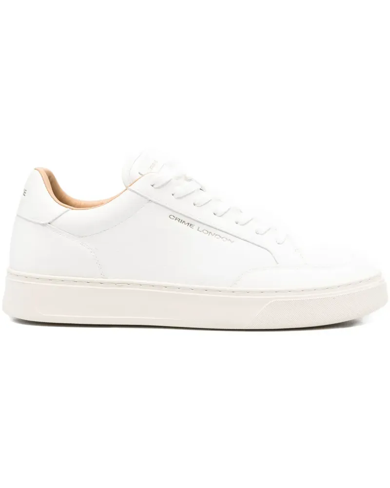 Crime Sneakers mit Schnürung - Weiß Weiß