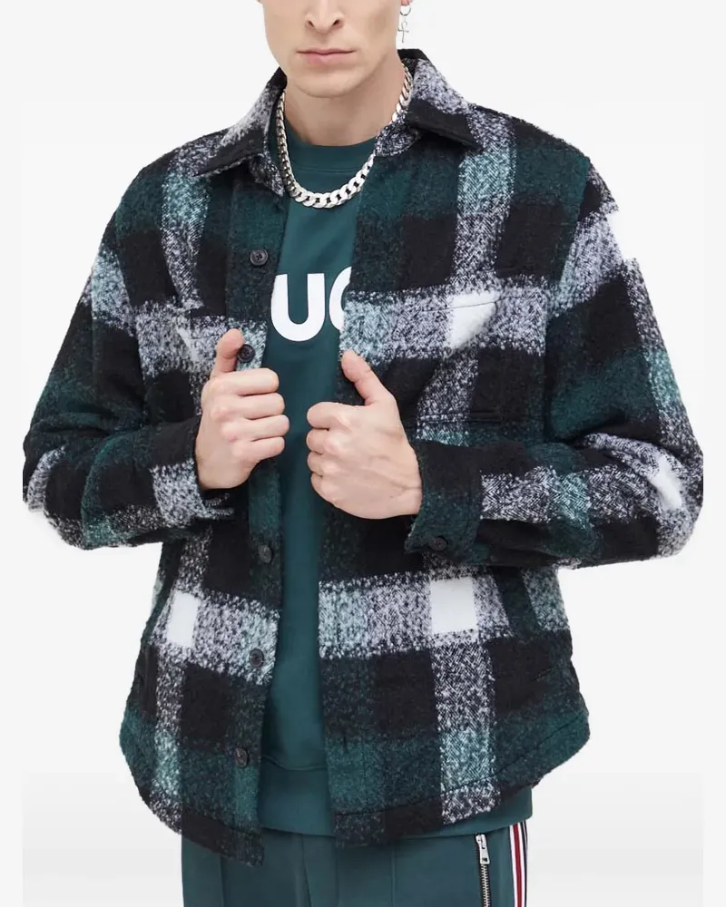 HUGO BOSS checked jacket - Grün Grün