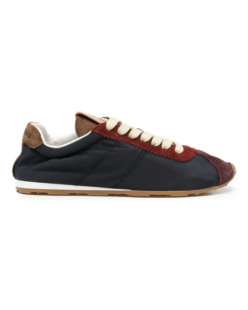 Miu Miu Plume Sneakers mit Einsätzen - Blau Blau