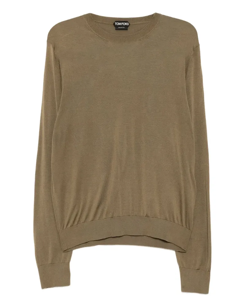 Tom Ford T-Shirt aus Seide - Grün Grün