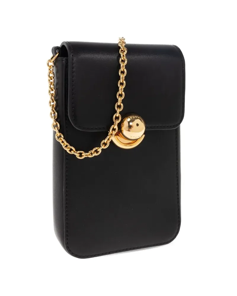 Furla Tote Bag mit Kettenriemen - Schwarz Schwarz