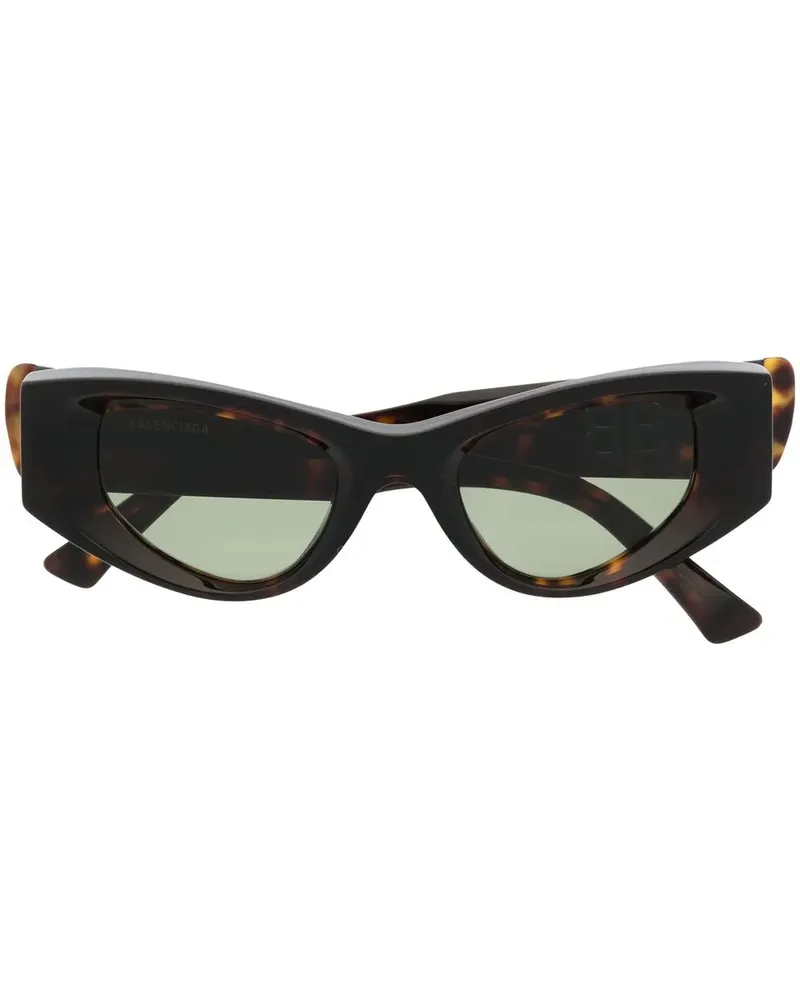 Balenciaga Odeon Cat-Eye-Sonnenbrille - Braun Braun