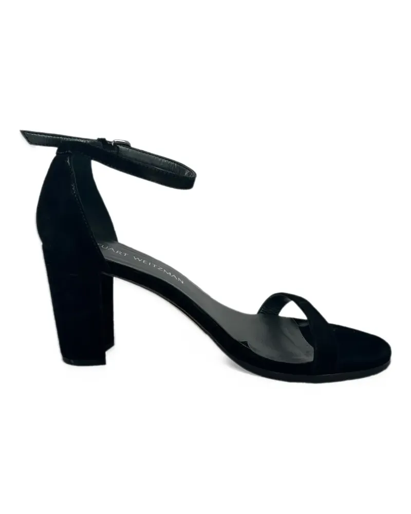 Stuart Weitzman Sandalen mit Knöchelriemen - Schwarz Schwarz