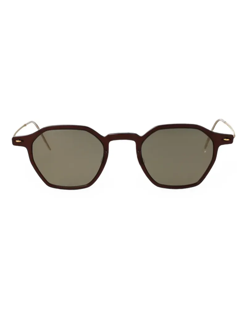 Lindberg Sonnenbrille mit geometrischem Gestell - Gold Gold