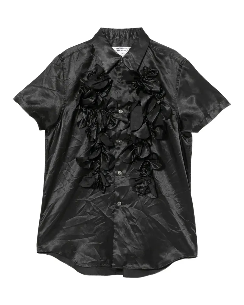 Comme des Garçons satin shirt - Schwarz Schwarz