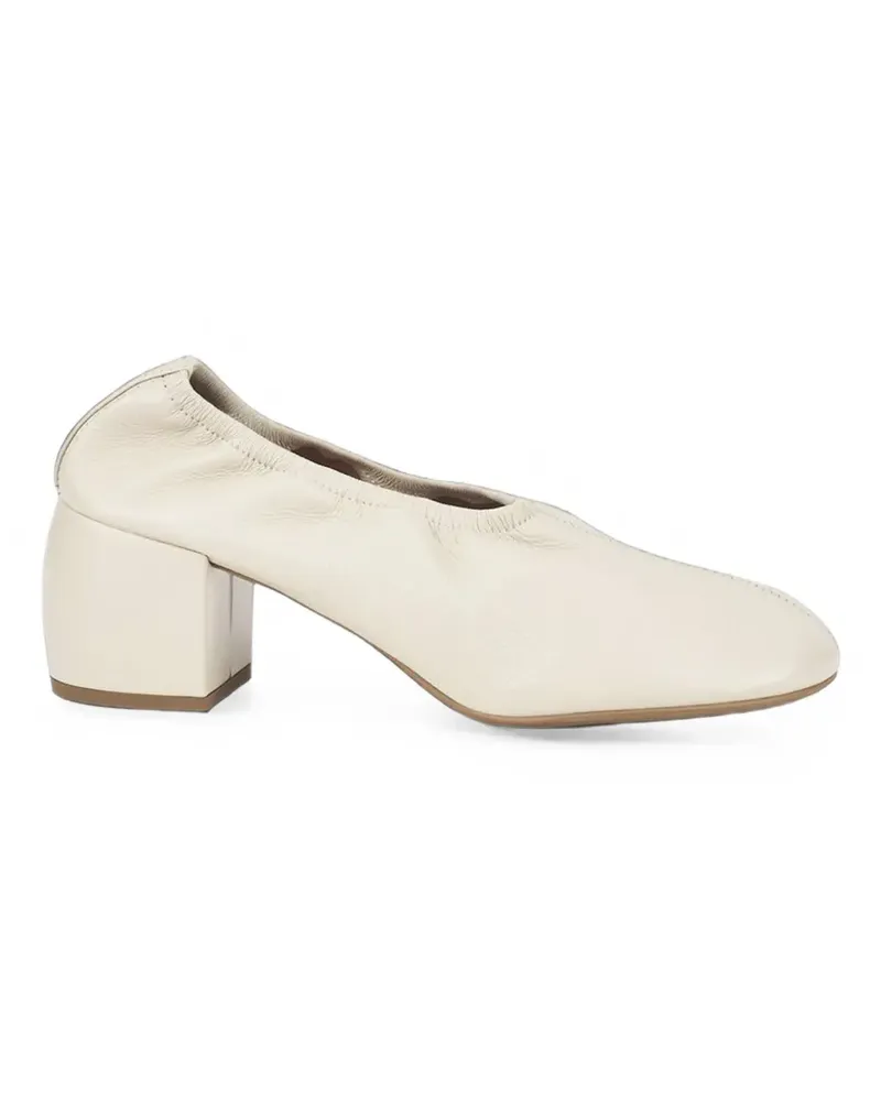 Attilio Giusti Leombruni Tina elasticated pumps - Nude Nude