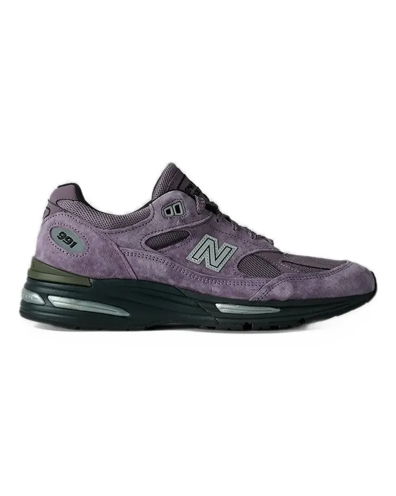 New Balance Made in UK 991V2 Vintage Sports Sneakers - Violett Violett