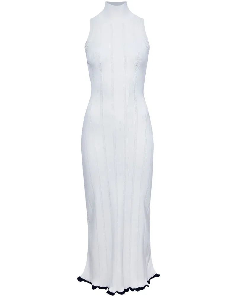 Proenza Schouler Kleid aus Pointelle-Strick - Weiß Weiß
