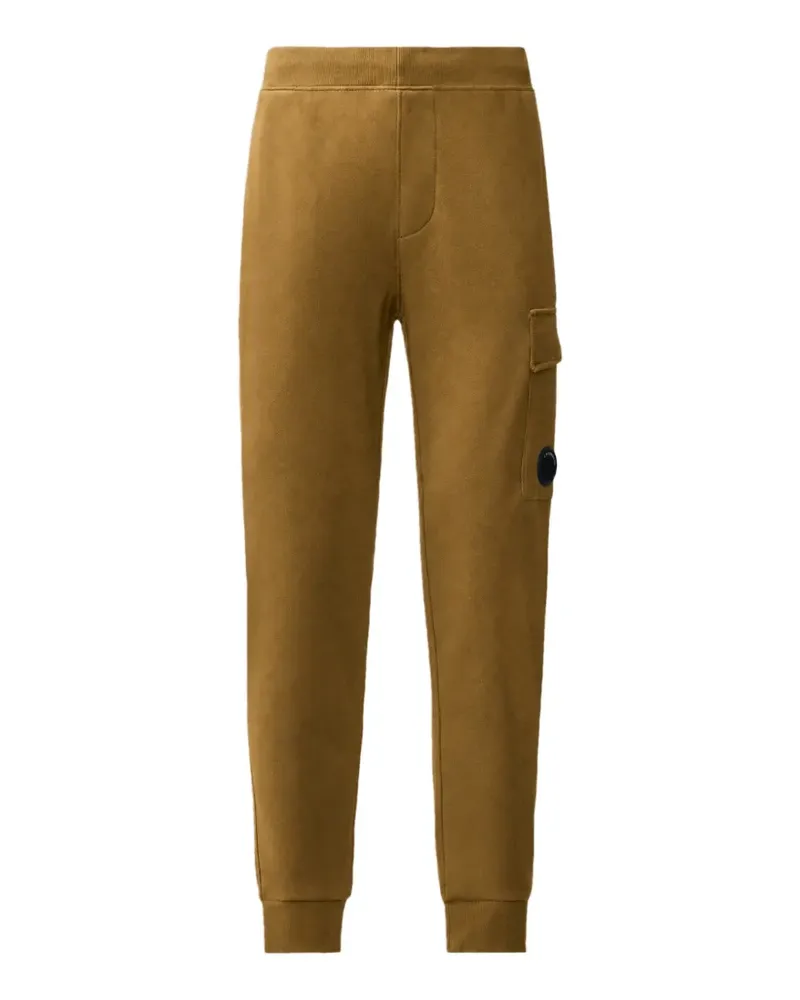 C.P. Company diagonal raised fleece Lens sweatpants - Nude Nude
