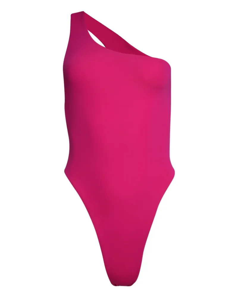 Louisa Ballou one-shoulder swimsuit - Rosa Rosa
