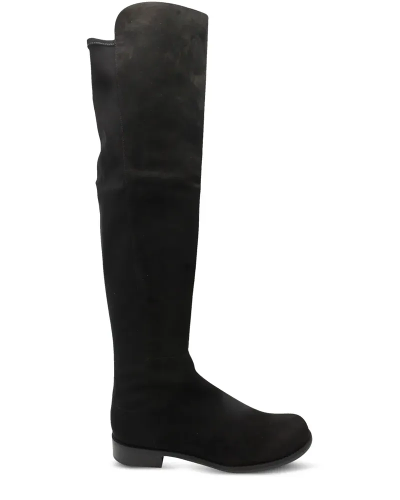 Stuart Weitzman 5050 stretch suede knee-high boots - Schwarz Schwarz